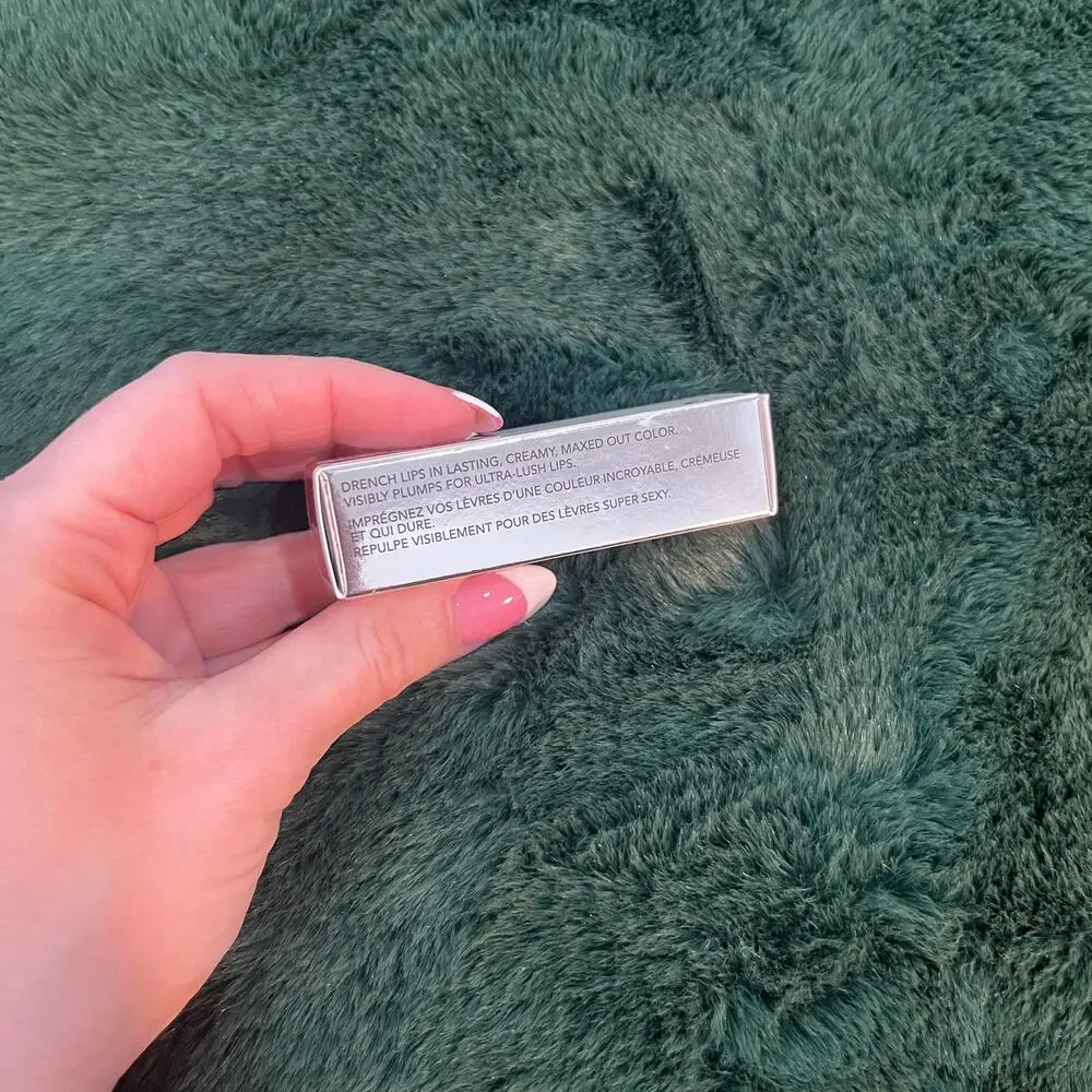 NEW Buxom Full Force Plumping Lipstick in Hot Shot Warm Orange